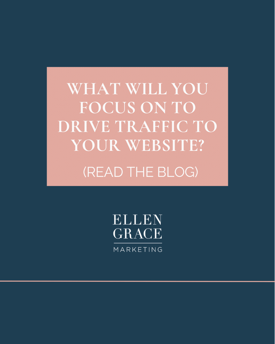 Let’s face it; we all wish we could create a website and people would just naturally come.

So, what can you do to drive more traffic to your website? I’ve narrowed it down to 5 of my favorites here:
ellengracemarketing.com/blog/5-of-my-f…

#DigitalMarketing #MarketingTips