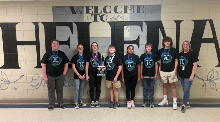 HelenaMSHuskies's tweet photo. Happy Pi Day! Congrats to our math teams on today's math competition! 6th grade 3rd place, 7th grade 2nd place, 8th grade 1st place, & 8th grade accelerated 3rd place! #OurHuskyWay #EveryDayIsAnOpportunity #DoGreatThings https://t.co/CsqGKtcyFc