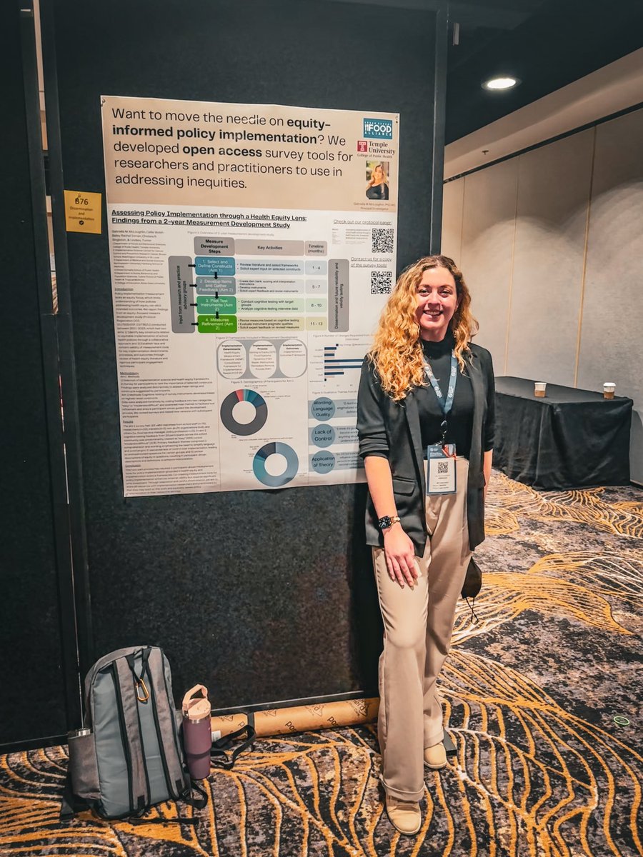 Gotta love local conferences! My first time at SBM and I gotta say I’m impressed! #SBM2024 #implementationscience #healthequity #policyresearch