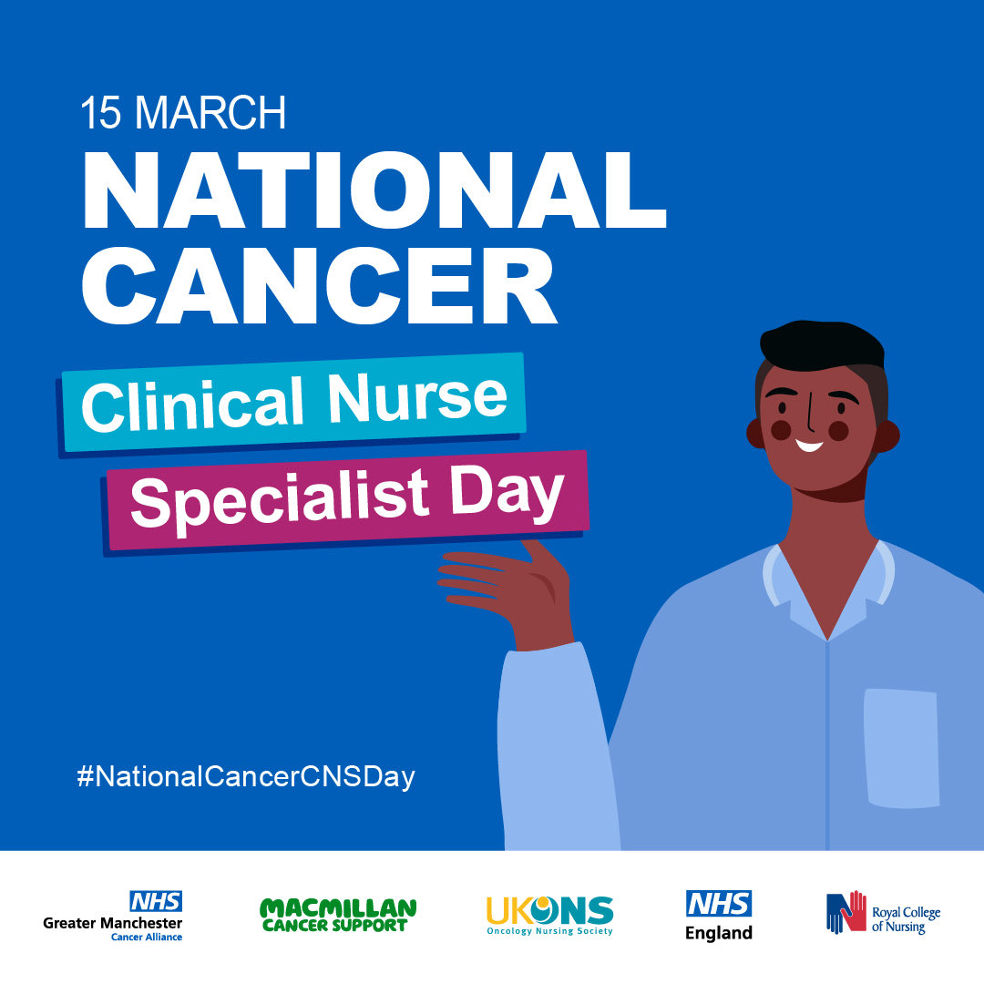 Tomorrow is #NationalCancerCNSDay. Our CNS workforce ⁦@StockportNHS⁩ do an amazing job everyday. We need to appreciate our vital workforce & grow our own future CNSs ⁦@NicolaFirth6⁩ ⁦@ChrisOL05142560⁩ ⁦@rchamoto⁩