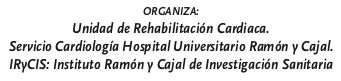 Cuenta atrás para el XI CURSO DE REHABILITACION CARDIACA H.U. Ramón y Cajal. 4 y 5 de abril. Los mejores profesores y temas, discusiones, talleres prácticos... para todos los profesionales interesados en la prevención @preventiva_SEC @secardiologia