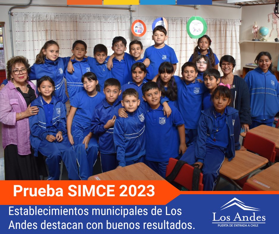 DAEMLosAndes's tweet photo. Destacamos el gran desempeño de los estudiantes de la red municipal de educación en la última evaluación del SIMCE. En cuarto básico y segundo medio, hubo aumento en los puntajes tanto en matemáticas como en lenguaje a nivel comunal. 👍🏼📚 https://t.co/6ulaJQ31CL