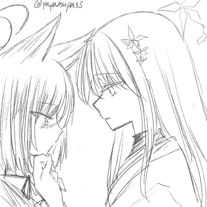 ナグサなら触るの許しそうっていうキキョナグ 