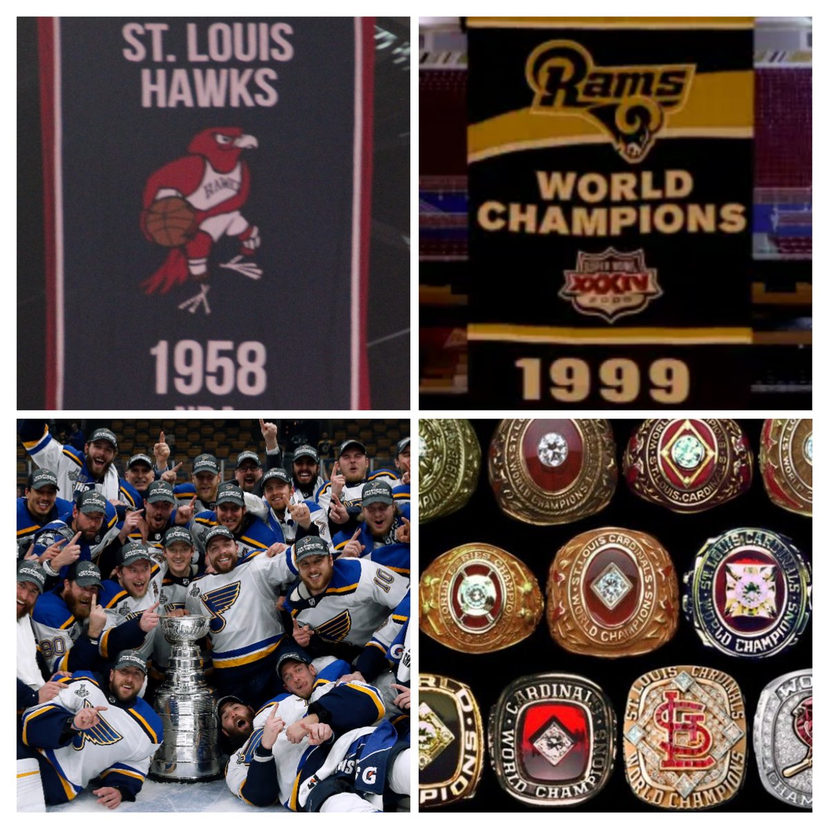 St. Louis is 1 of 8 cities who've won a championship in the four major sports.
#314Day