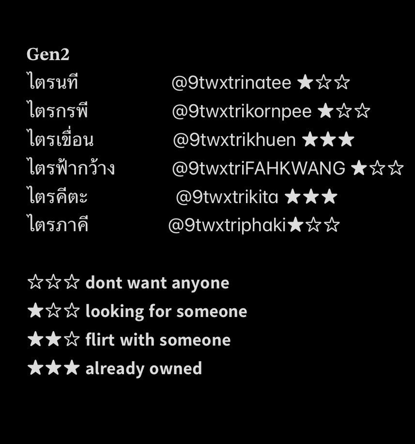 สถานะแก๊งค์ไตรล่าสุด ⚠️ 

#TRIPLETRIxBOYs