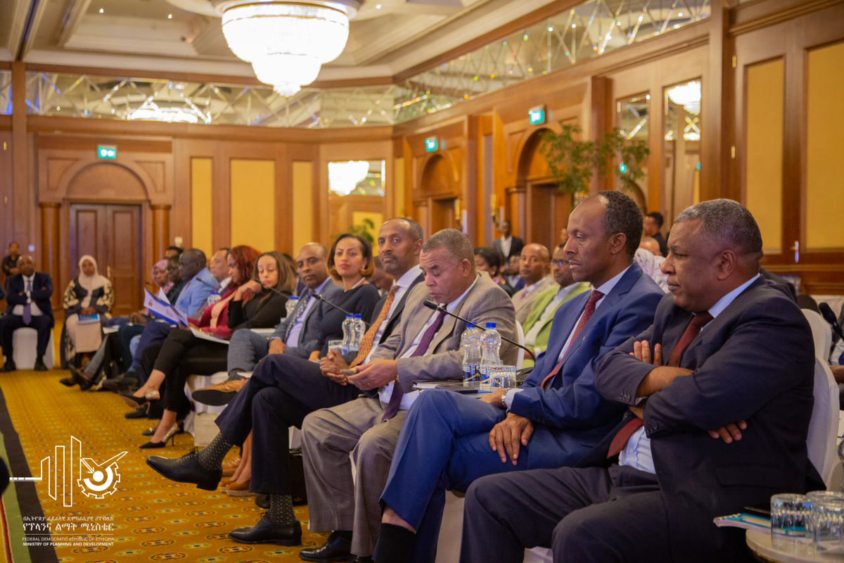 MoPD_Ethiopia's tweet photo. Minister @FitsumAdela highlighted Ethiopia's efforts in strengthening resilience and building a resilient green economy. #HLDF2024 #2030 agenda  
The TYDP and MDIP have mainstreamed resilient building, encompassing macroeconomic resilience, climate action, social protection, 1/4 https://t.co/N5NbZYgYUM
