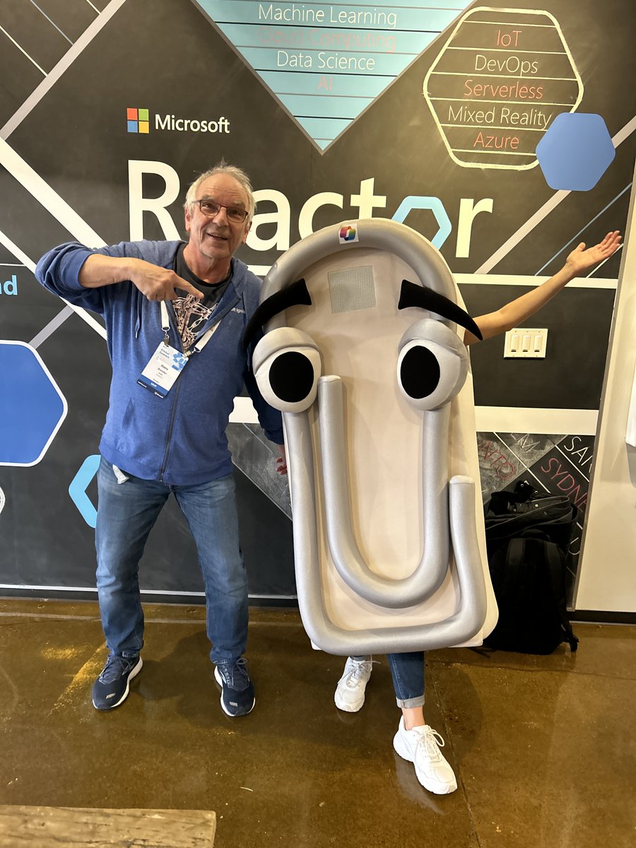 HansBrender's tweet photo. Is this the father of Copilot?
#Microsoft #MVPSummit #MVPBuzz https://t.co/JF7YQqKo1u