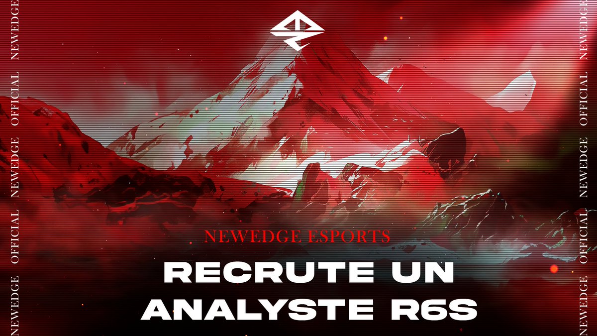 La NewEdge recrute 🔍

Notre roster #R6S est à la recherche d'un coach/analyste pour les futures compétitions et LAN ! 

Si tu es intéressé, tu peux directement nous DM ou contacter <a href="/SaAamZz_/">Samz🇧🇪</a> 💪