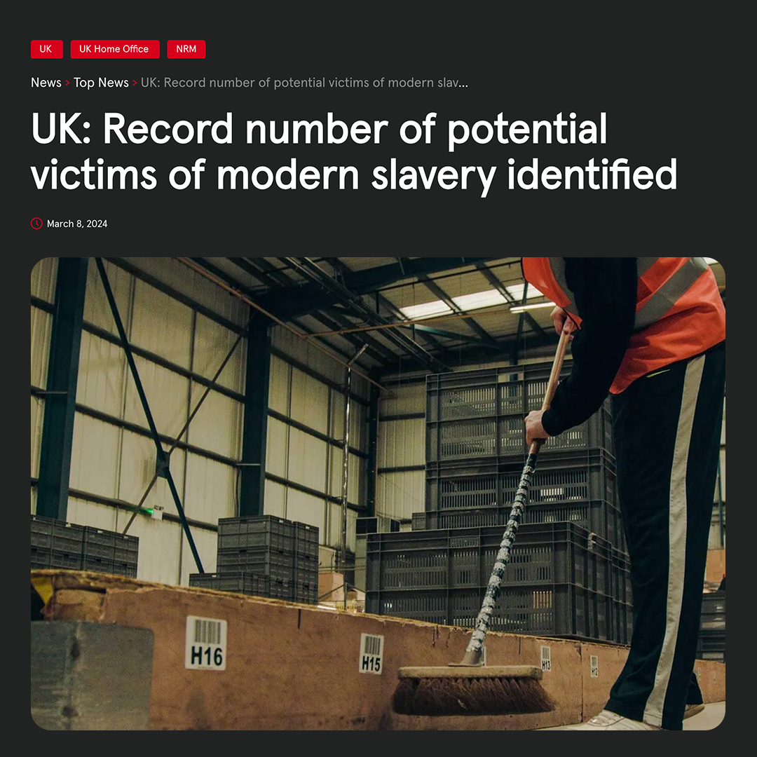 Explore our latest eye-opening blog post revealing the record number of potential modern slavery victims identified in the UK.⁠ ⁠ Learn more here: hopeforjustice.org/news/uk-record…