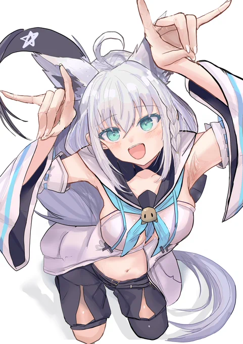 #絵フブキ  ふぶちゃ描いた! 