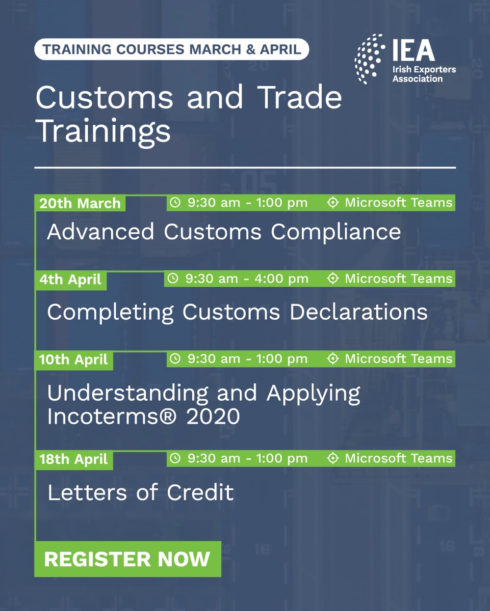 Navigate complex regulations seamlessly with our Customs Compliance training courses. Mitigate risks and ensure efficient processes for a competitive edge in international trade.🌐 Register today and equip your people with the tools they need to thrive - hubs.la/Q02ptqlq0