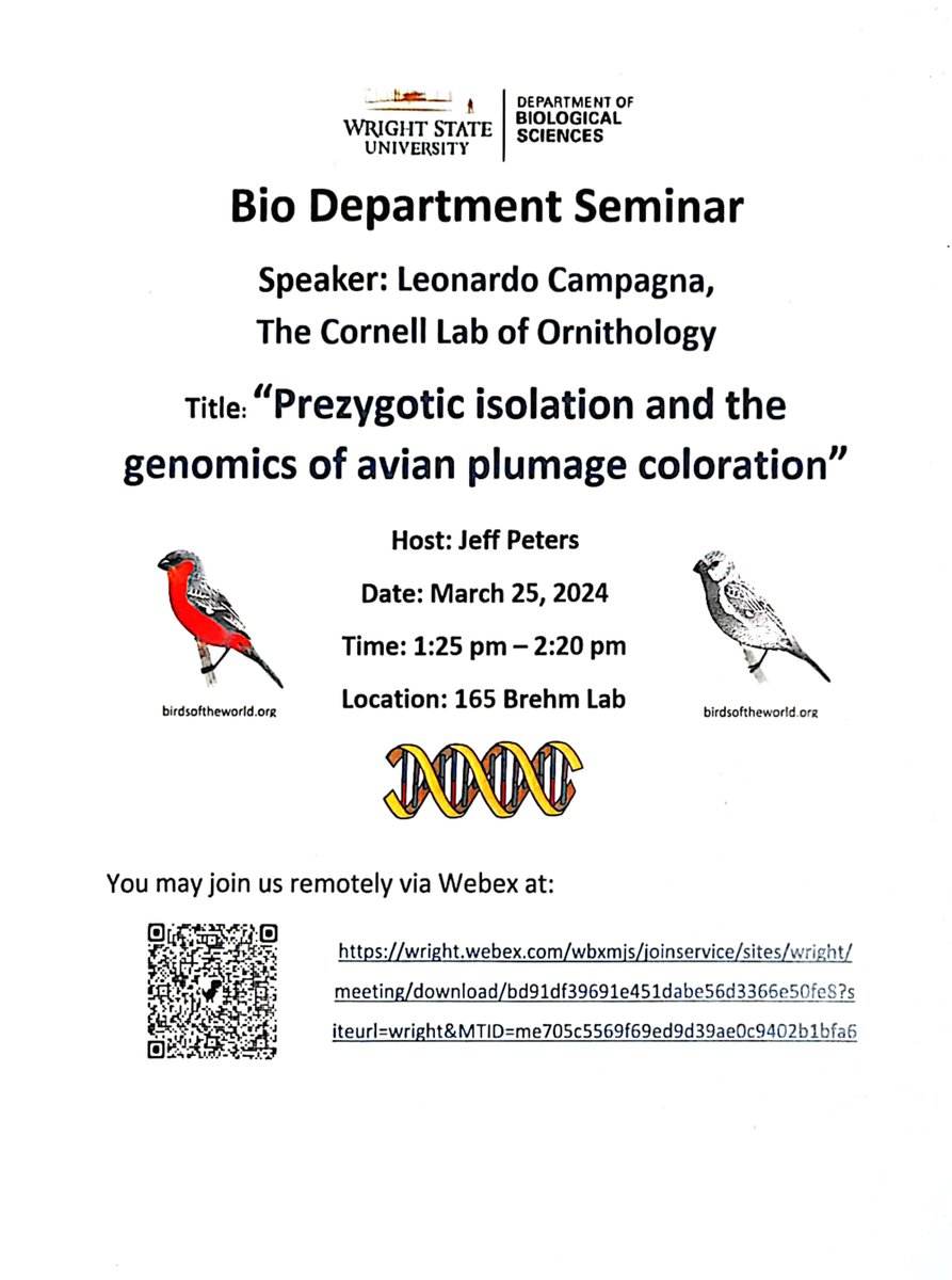 WSU Biological Sciences Dept. tweet media