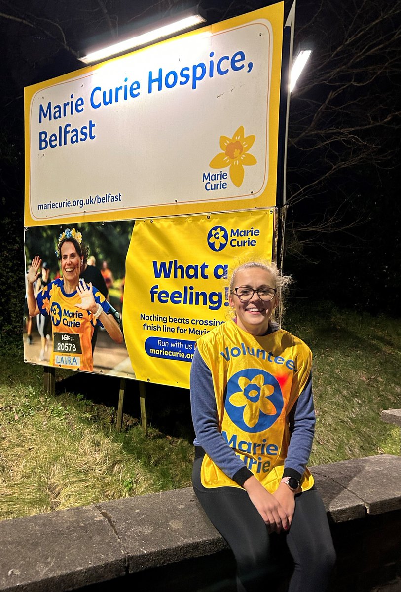 All hail @warblingwatson. She raised more than £4,000 running a half marathon daily over 23 days - the time her father spent at our hospice before he died 20 years ago. This weekend Marie Curie aims to raise £1 million in 36 hours. Donate what you can at charityextra.com/mariecurie/mc-…
