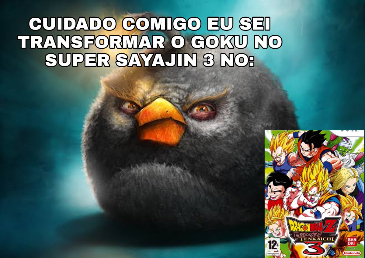 UDesnecessaria's tweet photo. Meu primo mentiroso quando me via jogando Budokai Tenkaichi 3 https://t.co/LP91680Hxt
