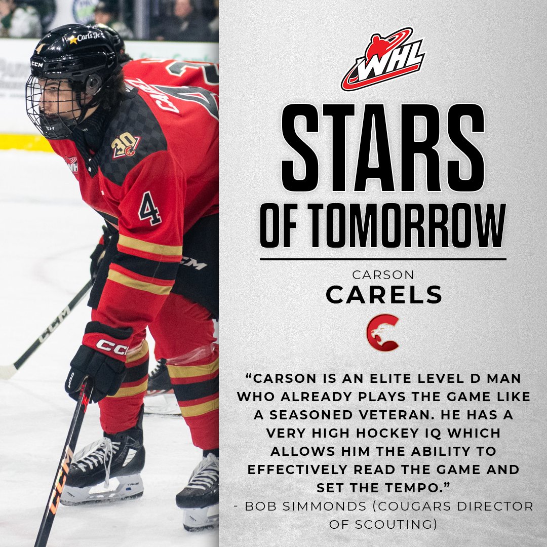 WHL Stars of Tomorrow - Carson Carels

Reigning WHL Cup MVP, Carson Carels showcased his offensive abilities from the backend with 50 points this season. 

<a href="/PGCougars/">Prince George Cougars</a> | <a href="/CSSHL/">CSSHL</a> | <a href="/pmbuffaloes/">PMHA Buffaloes</a>