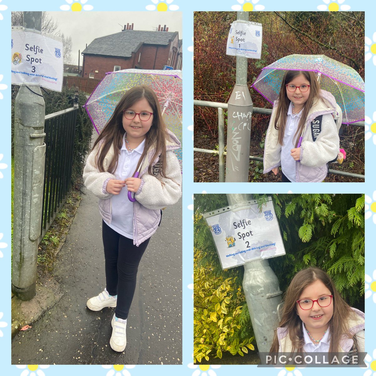 jennixfer15's tweet photo. @GartcoshPS tour of the selfie spots on the way home ☔️ https://t.co/ysKA4LnBD5