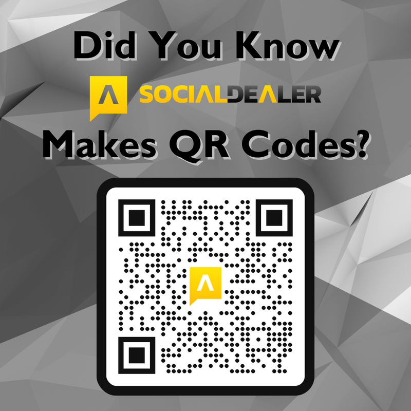 socialdealer's tweet image. QR codes are an amazing tool for dealers to take their marketing efforts to the next level! #QRCodeMarketing allows companies to connect with their customers, track data, and boost sales, among many other added benefits. 🤩

#QRCodes #AutomotiveMarketing #SOCIALDEALER #SMM