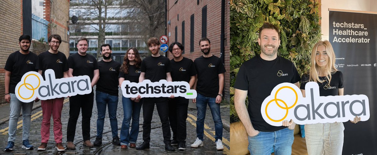 Akara_Robotics's tweet image. Akara Robotics are proud to announce that we are part of the @Techstars  LA Healthcare Accelerator 🇺🇸🤝🇮🇪

This is a huge achievement for the team and a culmination of years of hard work and dedication🏥🤖

Special thanks to @tcddublin @EU_EISMEA @Entirl  @TheDigitalHub and more!