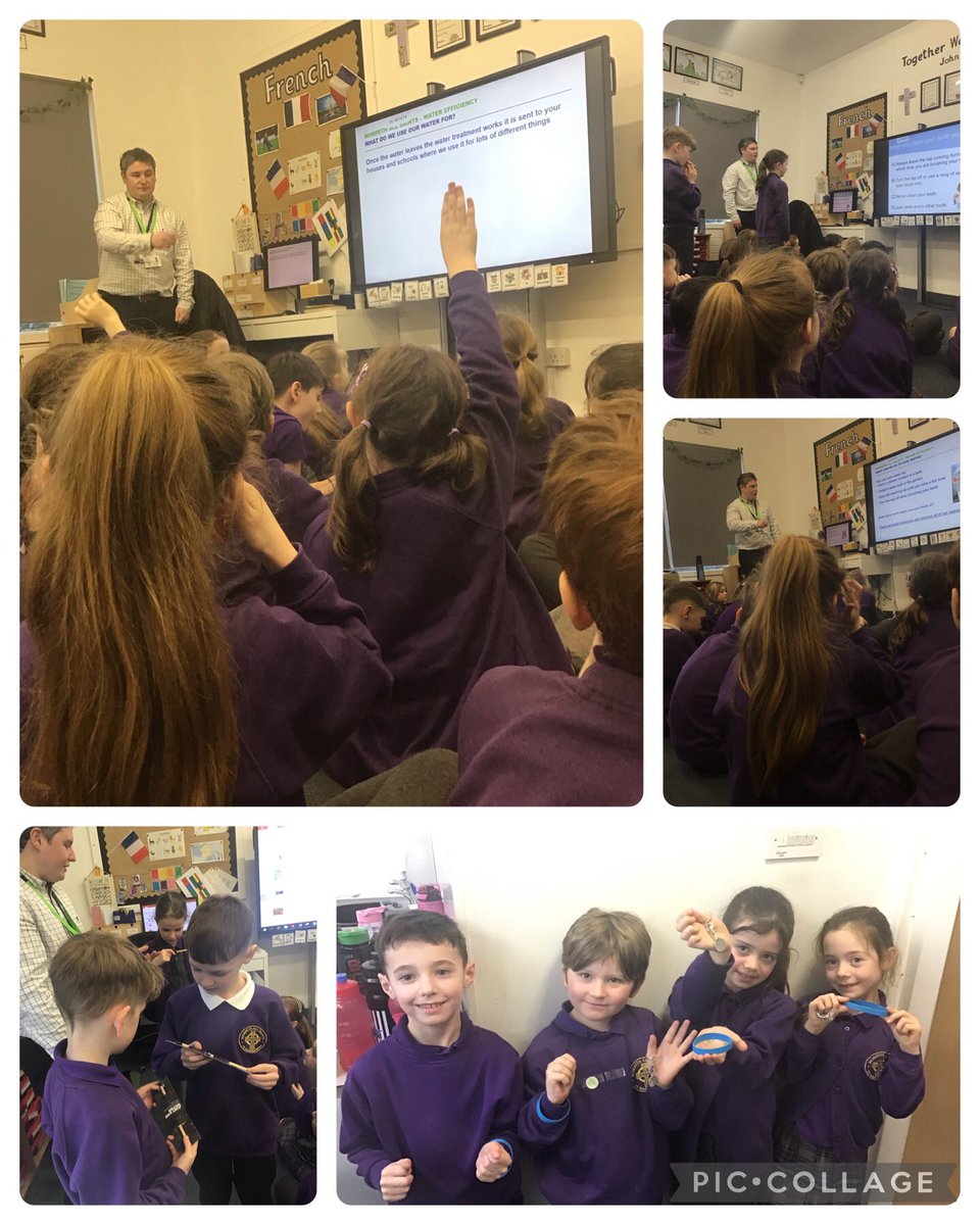 Yellow Class loved having a visit from Gareth as part of STEAM week. We learned all about the water cycle and @NorthumbrianH2O #BritishScienceWeek