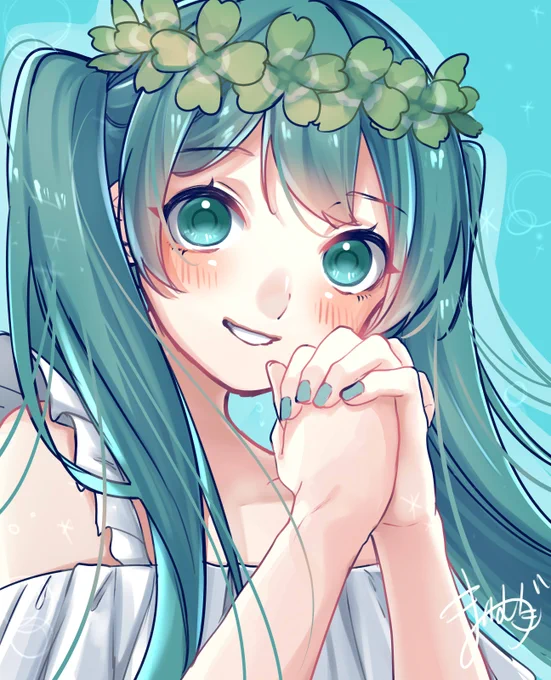 今日は曲ミクちゃんまとめ!明日はちゃんと新規絵載せるよお楽しみに!#初音ミク #VOCALOID 