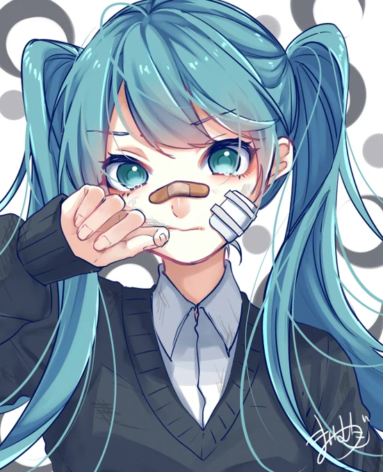今日は曲ミクちゃんまとめ!明日はちゃんと新規絵載せるよお楽しみに!#初音ミク #VOCALOID 