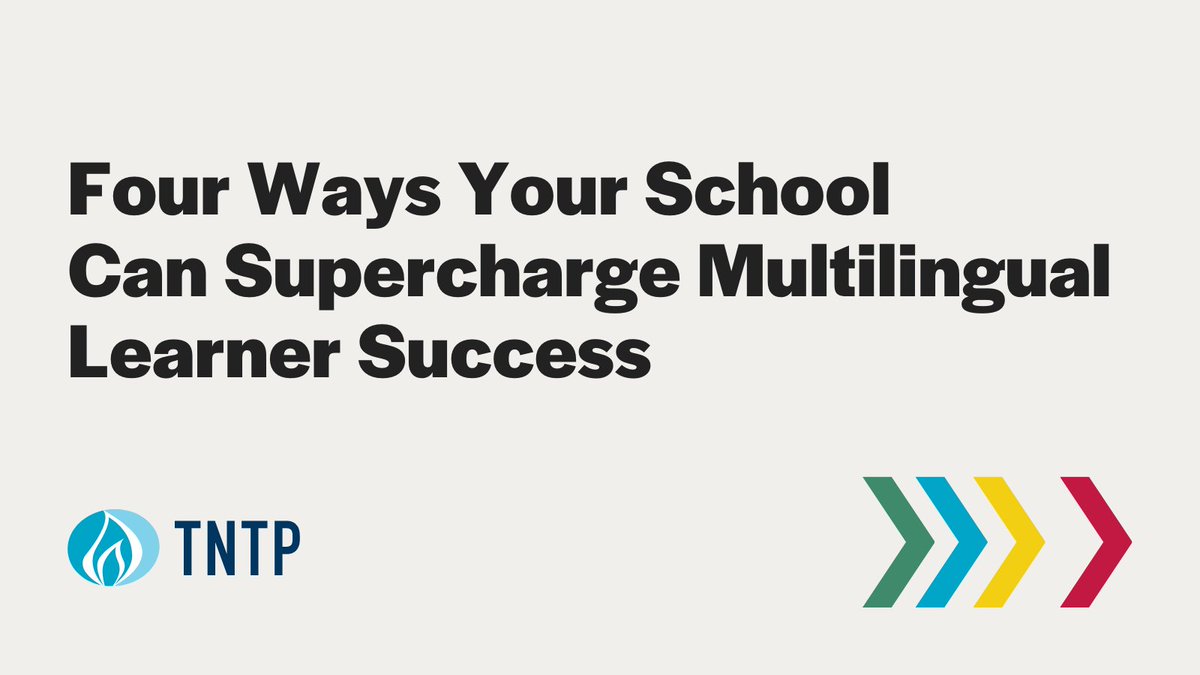 TNTP (@tntp) on Twitter photo We wanted to learn from school systems that are making intentional investments specifically targeting MLs. So we engaged leaders in <a href="/SurryCoSchools/">Surry County Schools</a> and <a href="/CharMeckSchools/">Charlotte-Mecklenburg Schools</a>, <a href="/GadsdenISD_NM/">Gadsden ISD</a>, <a href="/fresnounified/">Fresno Unified</a>, <a href="/TulsaSchools/">TulsaSchools</a>, and <a href="/ChiPubSchools/">CPS - Chicago Public Schools</a>. #MLAdvocacy
Here's what they taught us: We wanted to learn from school systems that are making intentional investments specifically targeting MLs. So we engaged leaders in <a href="/SurryCoSchools/">Surry County Schools</a> and <a href="/CharMeckSchools/">Charlotte-Mecklenburg Schools</a>, <a href="/GadsdenISD_NM/">Gadsden ISD</a>, <a href="/fresnounified/">Fresno Unified</a>, <a href="/TulsaSchools/">TulsaSchools</a>, and <a href="/ChiPubSchools/">CPS - Chicago Public Schools</a>. #MLAdvocacy
Here's what they taught us: