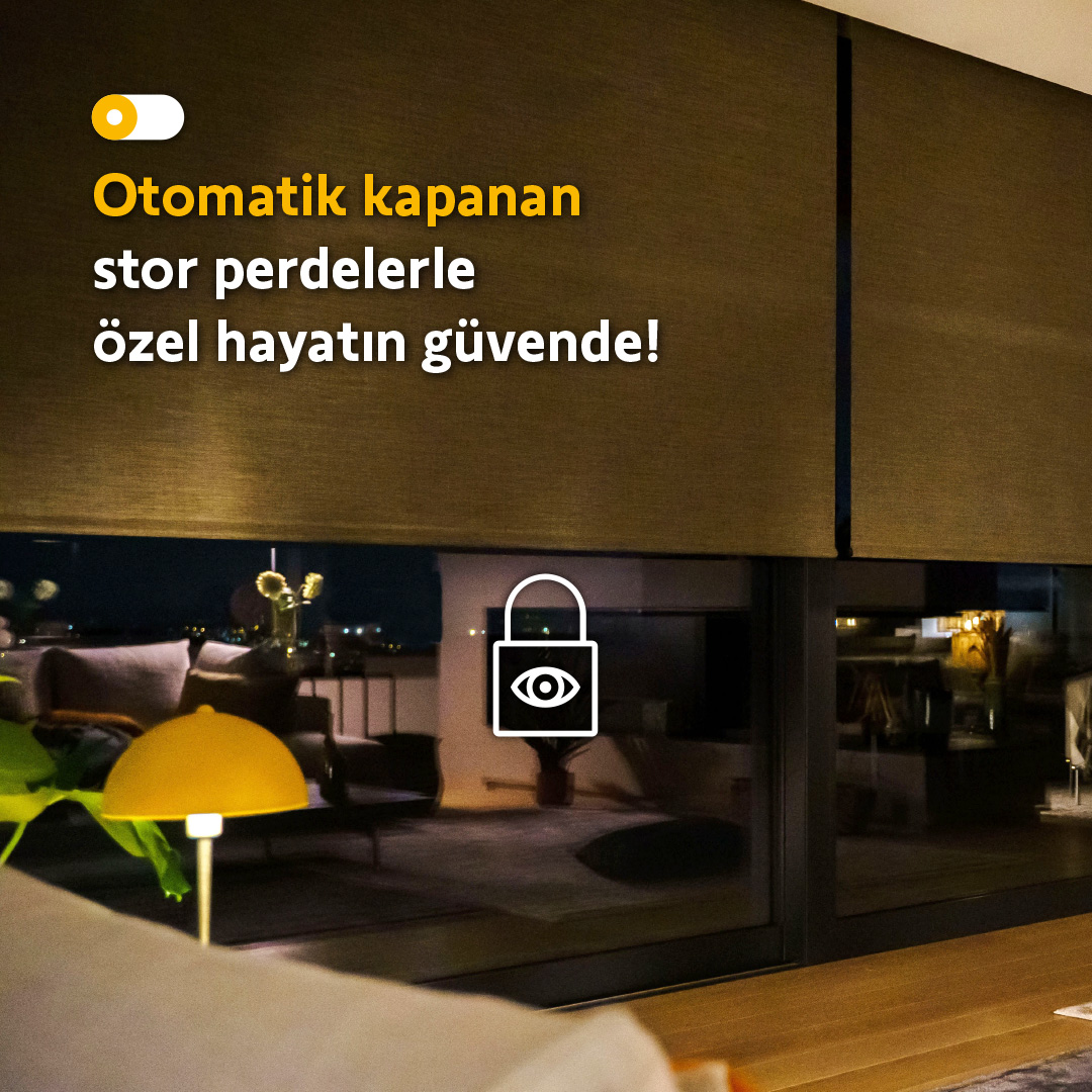 somfyturkiye's tweet photo. #Somfy motorlu stor perdelerin, #TaHoma uygulamanızdan oluşturacağınız senaryo ile istediğiniz saatte otomatik olarak kapanmasını sağlayabilirsiniz. Böylece özel hayatınızı yabancı gözlerden saklayabilirsiniz.
#somfyturkiye #TaHomaSwitch #perde #storperde #motorluperde #akıllıev https://t.co/TUJBlVtRWP