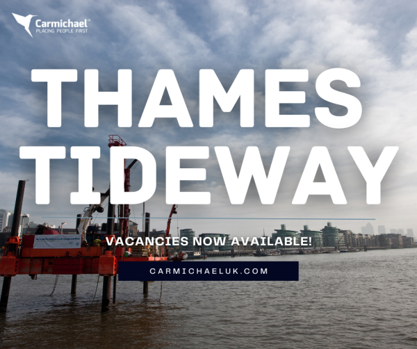 We now have vacancies across the 25km Thames Tideway project! 💦

We are looking for talented individuals to join our team. Visit our website to find out more 👉 shorturl.at/blnt7

#CivilEngineering #water #London