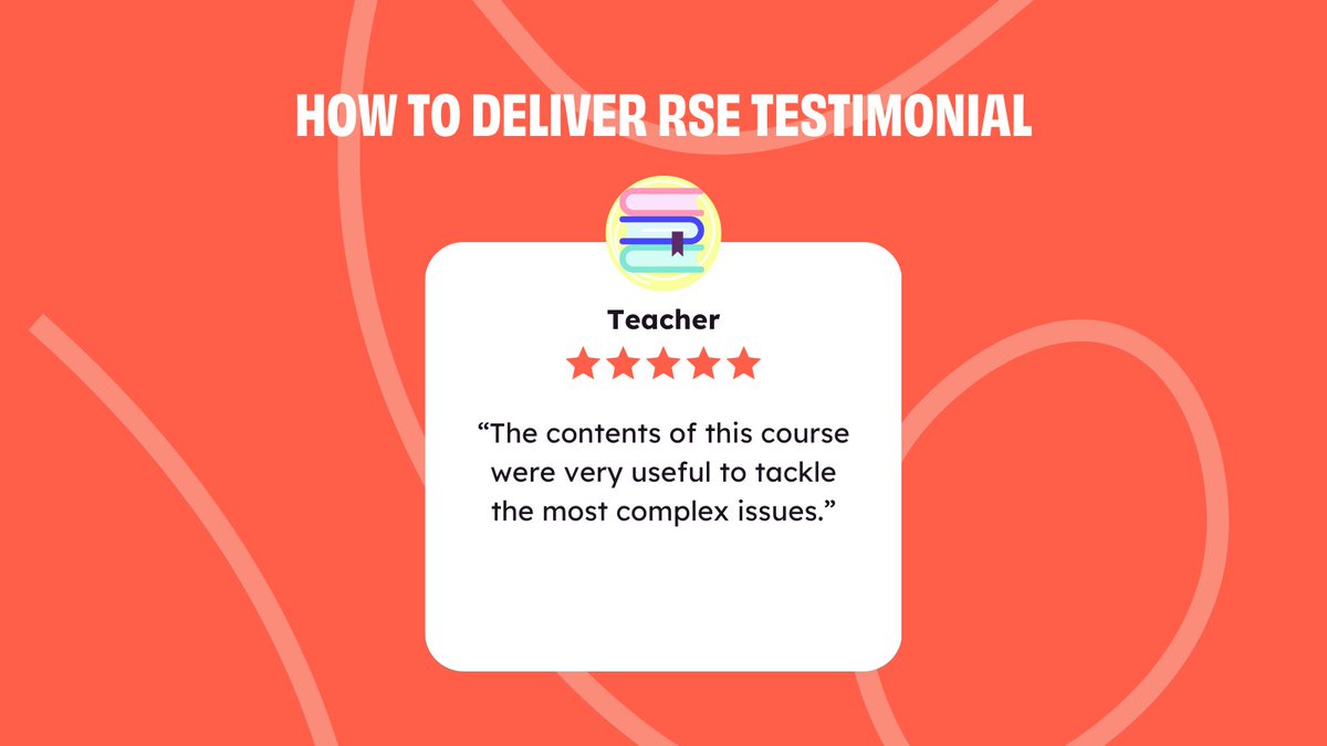📚 Teaching RSE can be daunting. 

Our How To Deliver RSE course will prepare &amp; empower you to navigate potential challenges in a constructive manner. And it will leave you able to do so in a way that fosters a safe, inclusive space for all students.
brook.org.uk/education/how-…