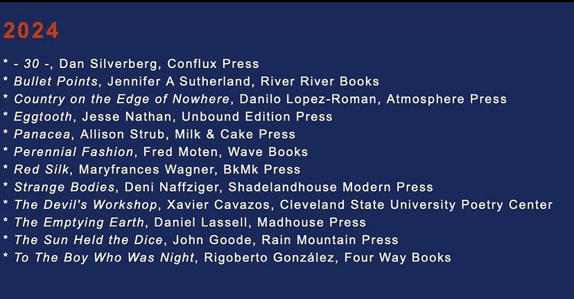 We are absolutely THRILLED to see THE EMPTYING EARTH for the Medal Provocateur! congrats to MH author @dlassell!!! You can get your copy here: madhousepress.org