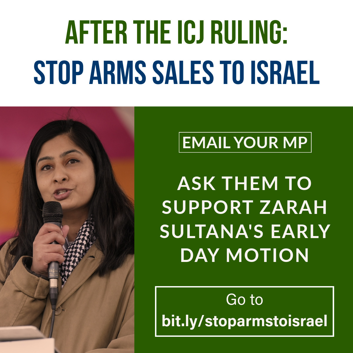 🇵🇸🇵🇸 ACTION ALERT: Stop arms to Israel 🇵🇸 🇵🇸 ✅ Take 30 seconds to lobby your MP to back @zarahsultana 's EDM at labourandpalestine.eaction.online/backZarahSulta… ✅ Pass it on.