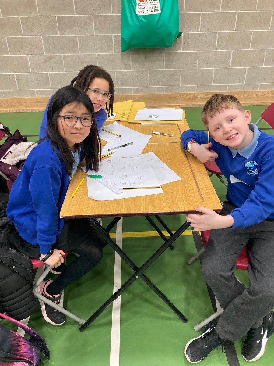 So proud of both of our Yr.5 Maths teams today. They have had great fun &amp; been challenged to the max at the annual Ruthin School Maths Challenge. Well done everyone 👏👏#RSSSnum