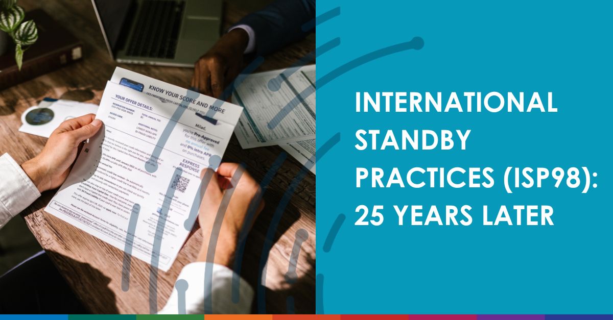tradefinglobal's tweet photo. 📢 International Standby Practices (ISP98): 25 years later
📖 Read the article here ➡️
https://t.co/d0wjZsMeRH
#lettersofcredit #loc #ISP98 #tradefinance #tradefinanceglobal https://t.co/DbiLPv5QMF