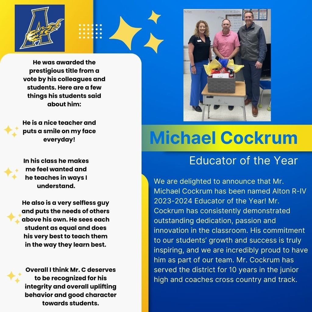 Congratulations Mr. C!