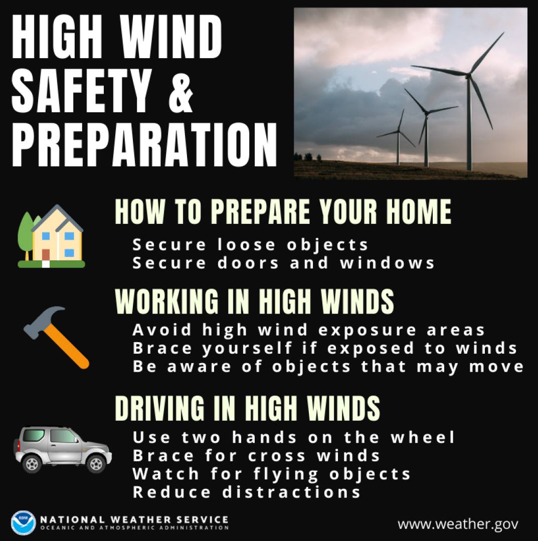 SLCoEmerMngt's tweet photo. Prepare for potentially dangerous winds! 

Dangerous easterly downslope winds are expected to develop Thursday morning, peaking mid-day Thursday, and continuing into Friday morning. Now is the time to prepare! The highest impacts are expected in prone areas in Weber and Davis counties, with gusts between 70-85 mph likely. Other areas, such as Salt Lake, eastern Box Elder, and Cache counties, can expect wind gusts between 50-70 mph across eastern portions of valleys.