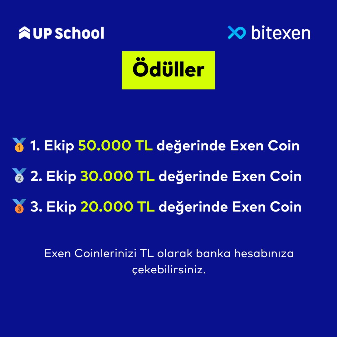 upschoolio's tweet photo. 👩🏻‍💻 UP School &amp; @bitexencom iş birliği ile Women in Datathon için başvurular devam ediyor!

🎉 Hem para ödülü hem de mülakat fırsatı sağlayan bu deneyim için son başvuru tarihi 19 Mart.

✍🏻 Merak ettiklerini bize yaz, hemen cevaplayalım.

🔗 Başvuru Linki:
https://t.co/pSi2gGyuGN https://t.co/9o8B3u45rh