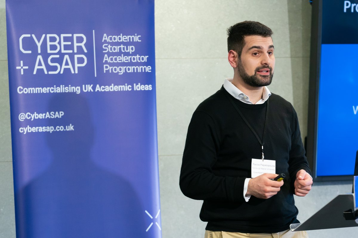 CyberASAP @EdinburghNapier Team presenting TrueDeploy: Mitigating Open-Source Software Risk for SMEs #cybersecurity #innovation #emergingtech #CyberASAPY7 Funded by @scitechgovuk, delivered by @innovateuk #MustBeNapier #ENUDifferenceMakers tinyurl.com/3924xdhr