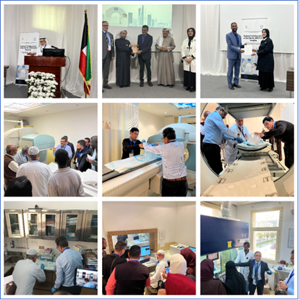 iaeapact's tweet photo. An #ARASIA regional training course was held in #Kuwait earlier this month on quality control and assurance in SPECT/CT imaging - an advanced nuclear medicine technique used to detect functional and structural aspects of the body, helping optimise treatment plans in #CancerCare. https://t.co/pgtZDgEbgb