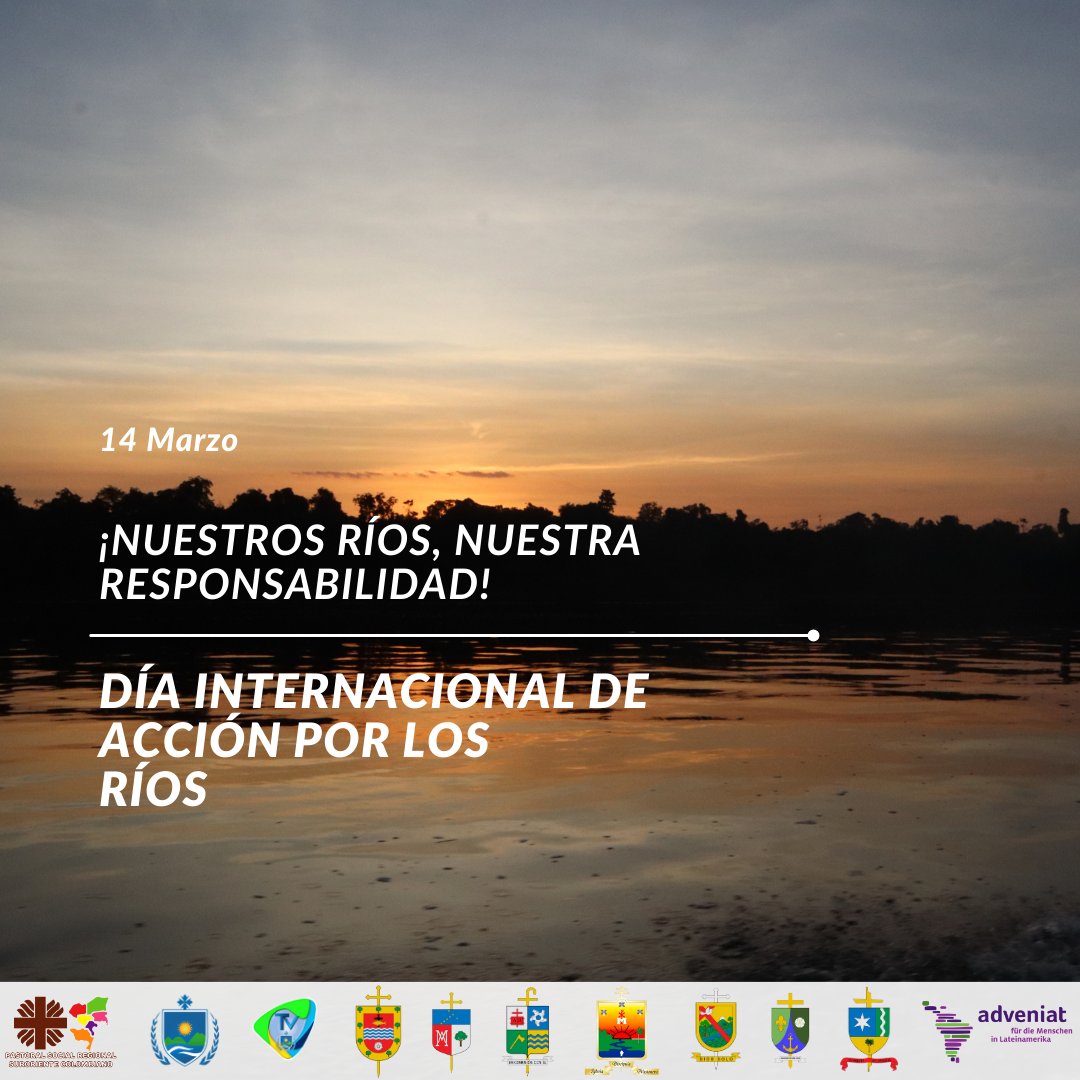 El Día Internacional de Acción por los Ríos es una fecha significativa que busca crear conciencia sobre la importancia de proteger y preservar nuestros recursos hídricos. 
Sigamos tomando acción para su beneficio.
#DíaInternacionaldeAcciónporlosRíos #ríoscolombia #PastoralSocial