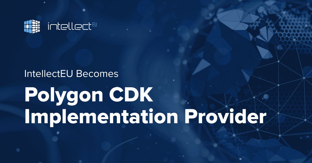 Today, IntellectEU is excited to announce our new role as a Polygon Chain Development Kit (CDK) Implementation Provider.

Learn more: hubs.la/Q02ptqWc0 

#PolygonCDK #IntellectEU #CatalystBlockchainManager 
#DvP #Blockchain
