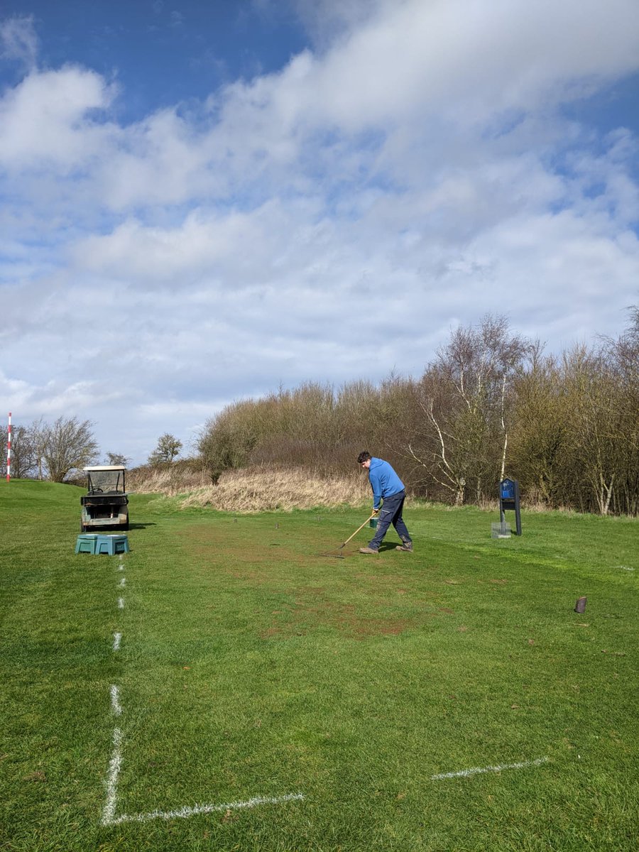 CaddingtonGolfC's tweet image. Divoting season has started.....

#Caddingtongolfclub #divoting