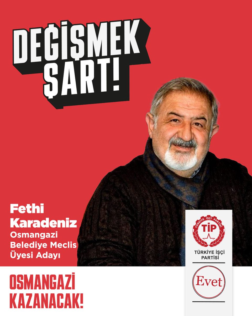 bursatip's tweet photo. Türkiye İşçi Partisi Belediye Meclisi seçimlerinde halkın temsilcisi olmak istiyor.  Meclis bizim işimiz!
#değişmekşart #oylartipe #tipbursa https://t.co/gU07sHbWMH