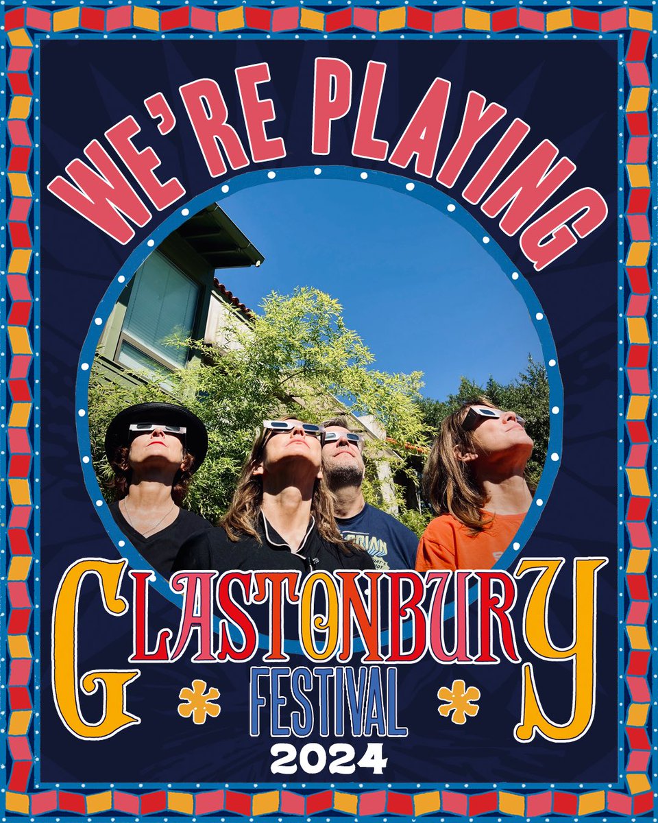 We are thrilled to announce that we will play @glastonbury in June! glastonburyfestivals.co.uk