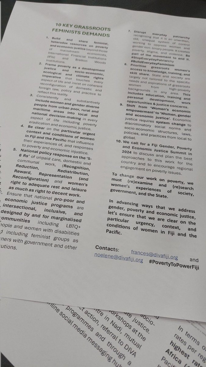sharonfiji's tweet photo. @PacWPSMediators @FrancesTawake @diva4equality @lotupasifika @CSW68Pacific So proud to see & hear @FrancesTawake @diva4equality present #PovertyToPower #feministdemands today @CSW68Pacific ! @PacWPSMediators https://t.co/hSQM0XFPTP