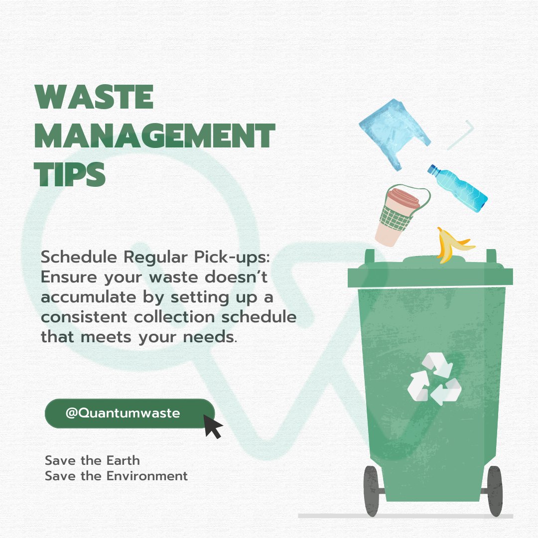 QuantumWasteLtd's tweet photo. Unlock the secret to a greener future with our top sustainable waste management tips! 🌿 Start making a difference today! #SustainableLiving #EcoFriendly #WasteManagementTips https://t.co/30Ta8DFcm5