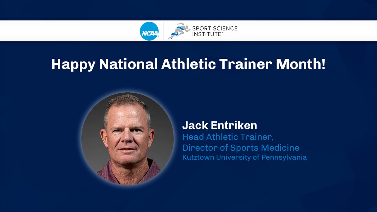 👏Happy #NationalAthleticTrainerMonth! 👏We would like to thank Jack Entriken for his work with CSMAS and for his work to keep student-athletes safe and healthy on and off the field.