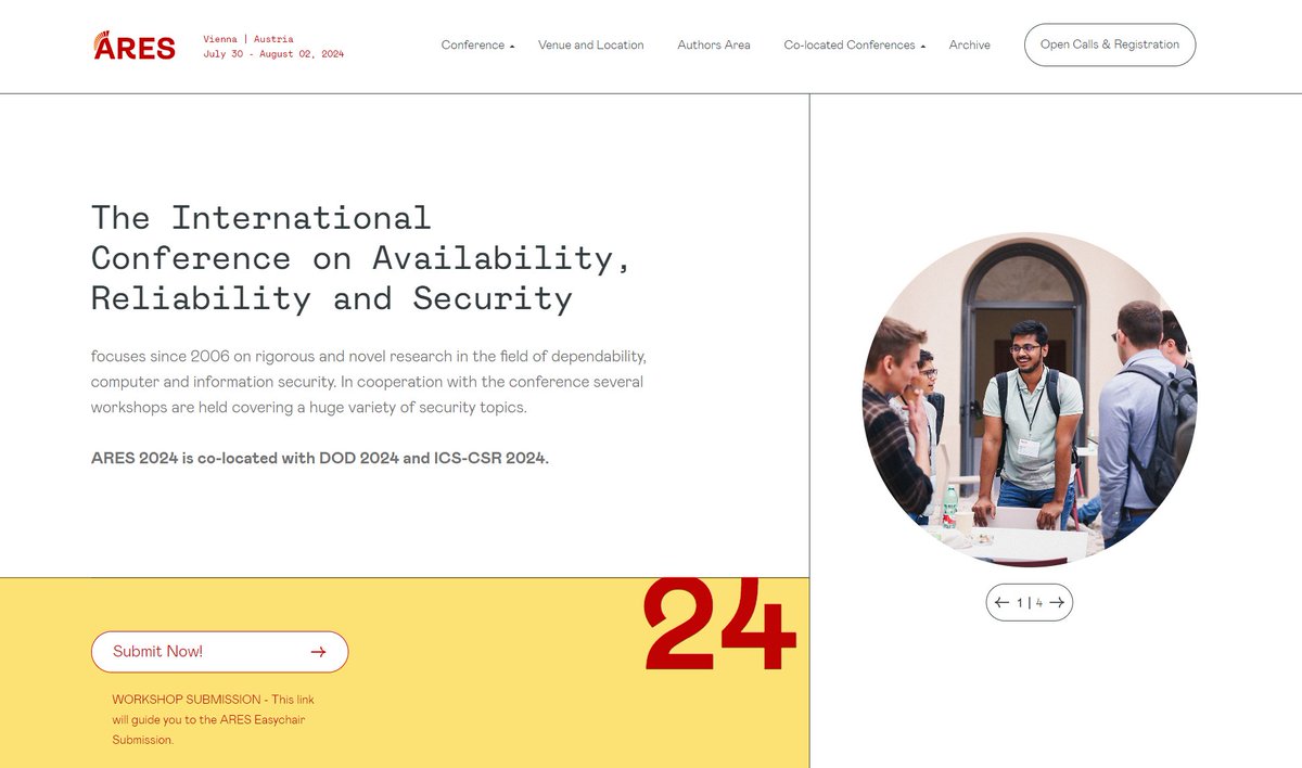 🚀Our website just got a major upgrade! 💻✨ Dive in now and see the difference! ares-conference.eu #ARES2024