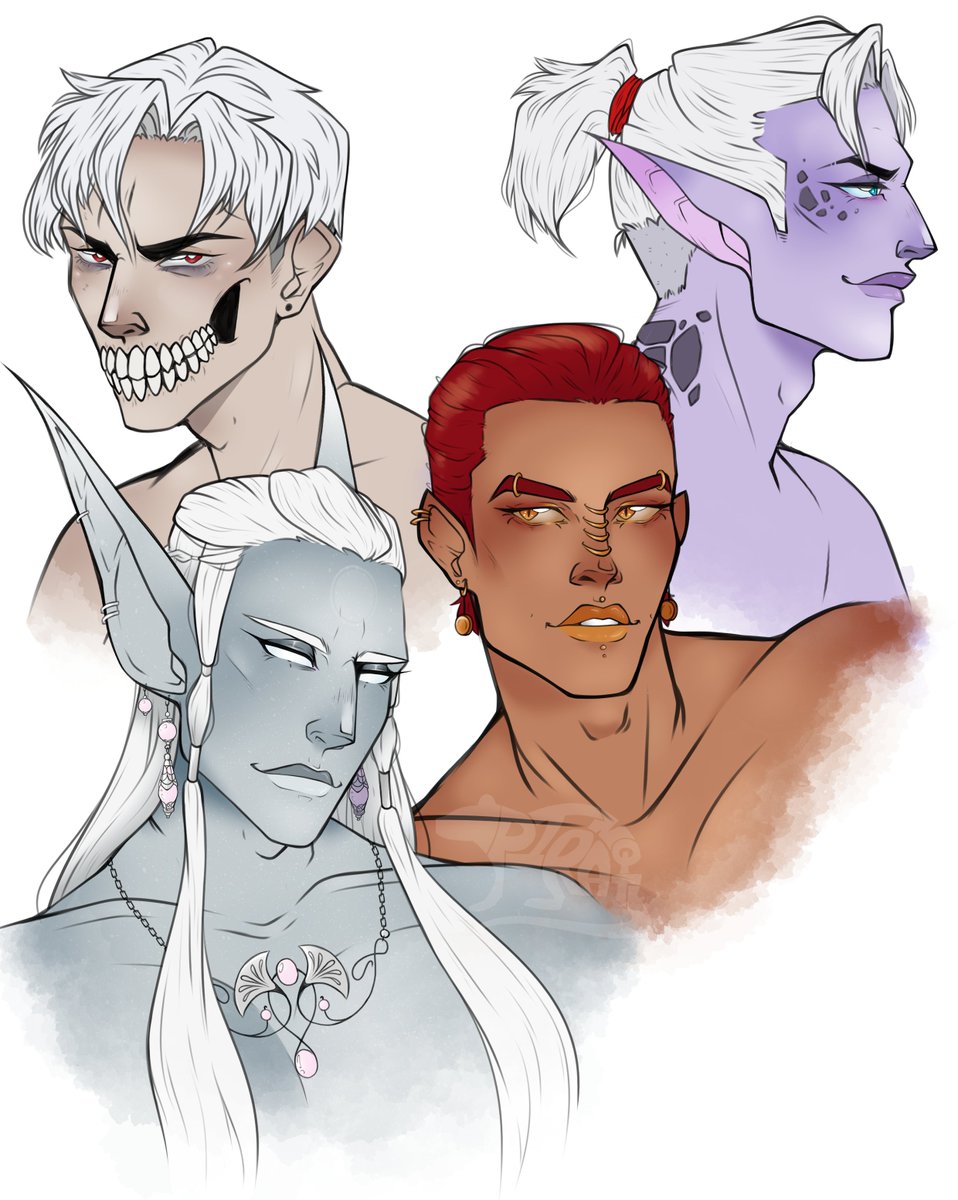 Some handsome bois! #digitalart #originalcharacters