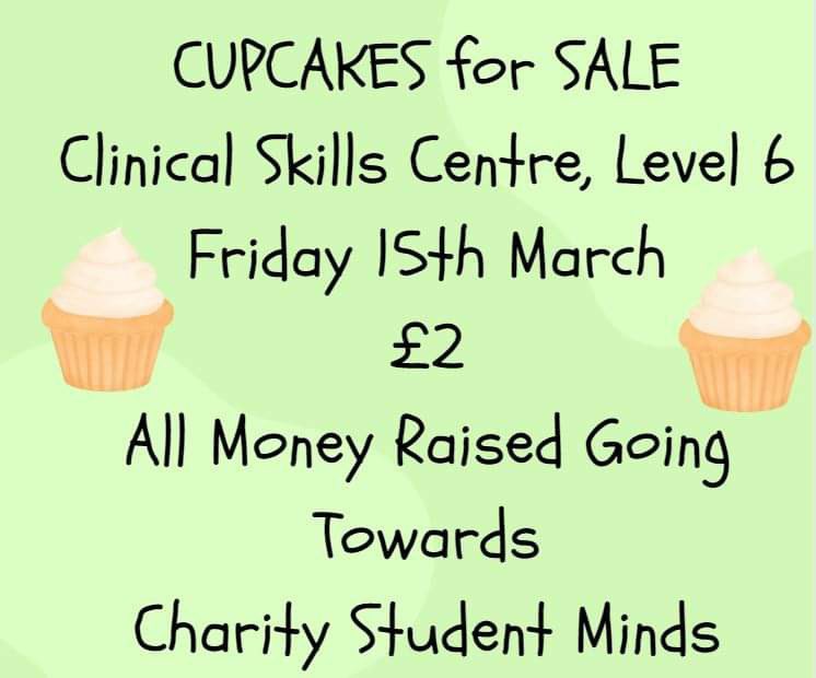 Can’t go wrong with a sweet treat on a Friday, especially when it’s for a good cause! 🧁🥳 @DundeeMedMentor