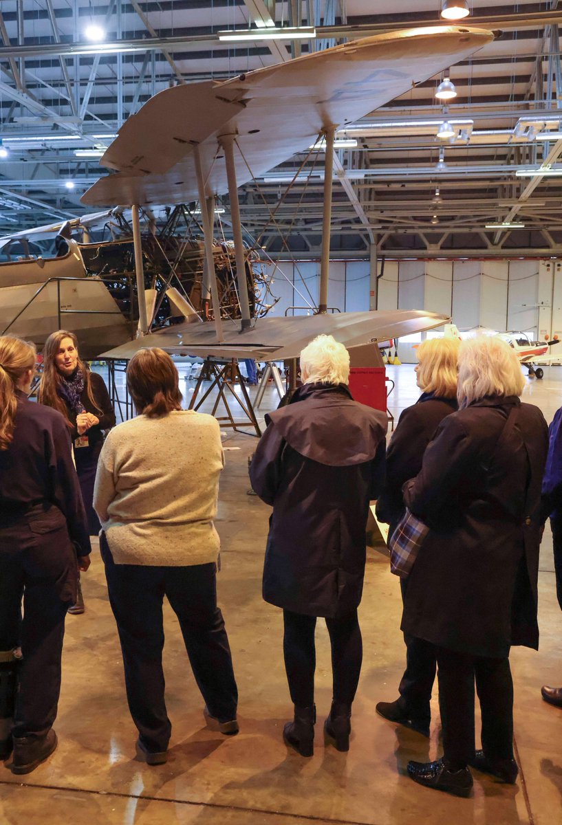 RNAS Yeovilton warmly welcomed members from the Association of Wrens for a station visit. Visiting Merlin helicopters at @846NAS, Air Traffic Control and historic aircraft at @NavyWingsUK Learn more 👉 wrens.org.uk #royalnavy #women #careers #royalnavycareers